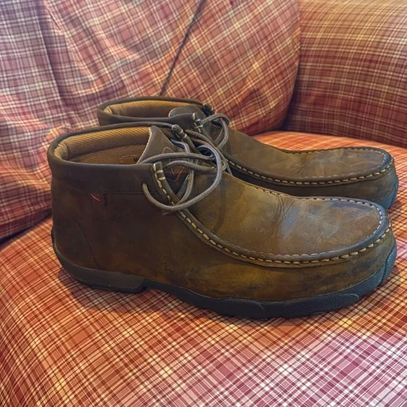 Twisted X Shoes Twisted X Womens Brown Work Moc Steel Toe